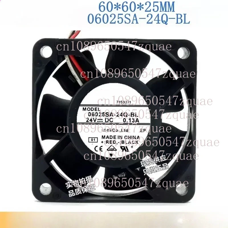 for NMB 06025SA-24Q-BL 24V 0.13A 60mm Cooling Fan for Yaskawa Inverter Original New Special Blower