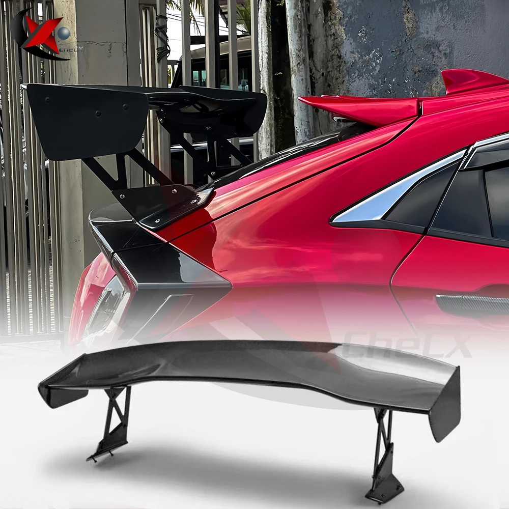 Suitable for Honda Civic FK4 FK7 FK8 TypR 5 Door 2016-2021 High Quality Carbon Fiber Material Rear Spoiler Car Rear Cover Kit