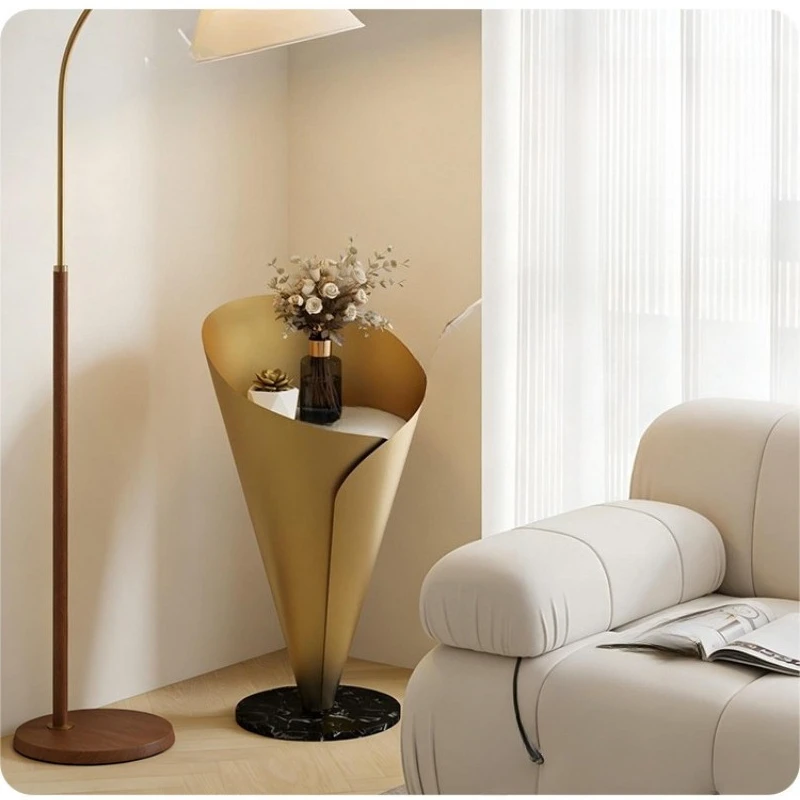 Modern cream wind small side table creative home living room sofa balcony coffee table