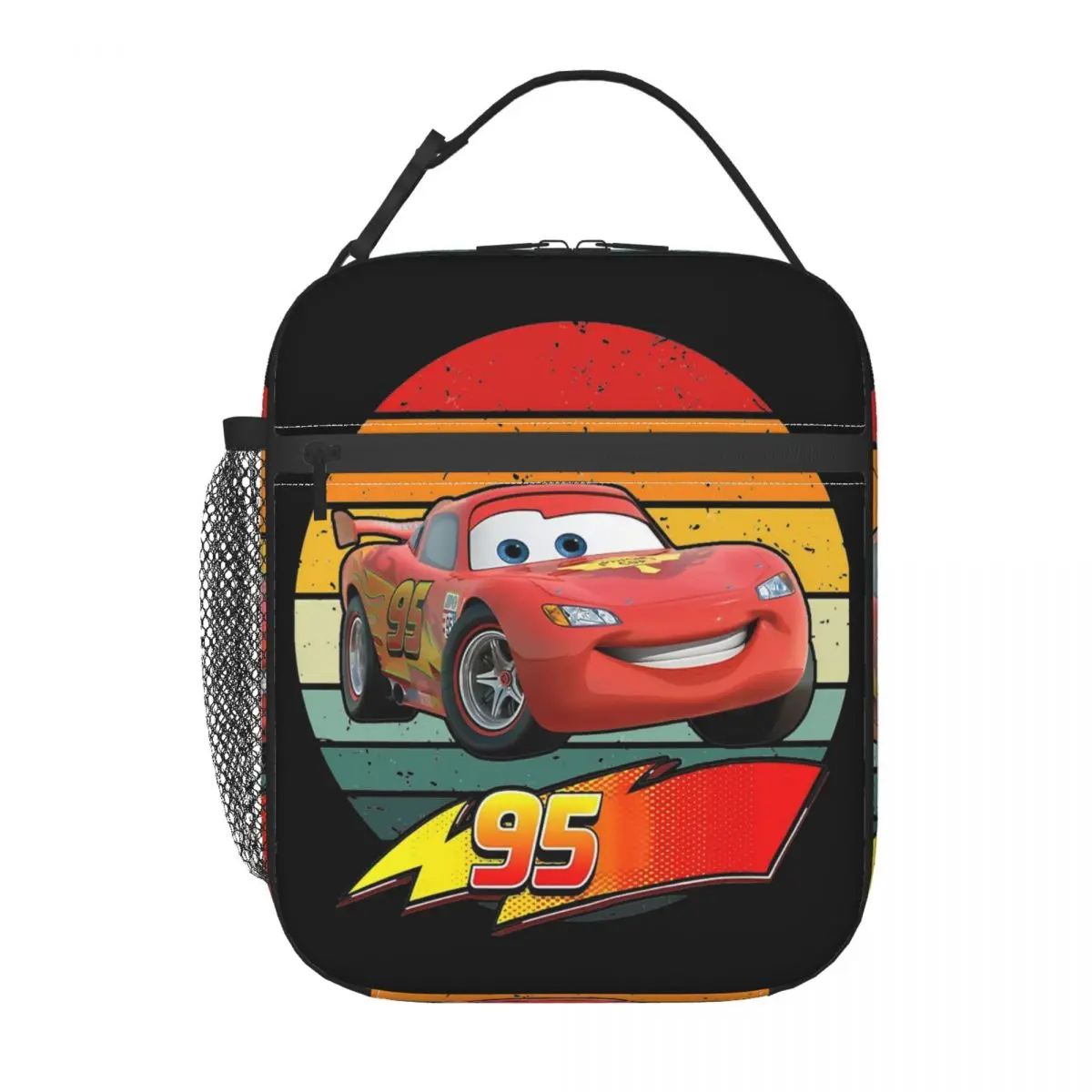 Lightning Mcqueen Racing Cars borse per il pranzo isolate contenitore per il pranzo termico grande Lunch Box Tote Bento Pouch Work Travel