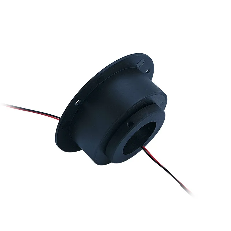 Flanged hollow through-hole Slip Ring inner diameter of 22mm, outer diameter of 49mm 2/4 CH 2A rotating Conductive ring