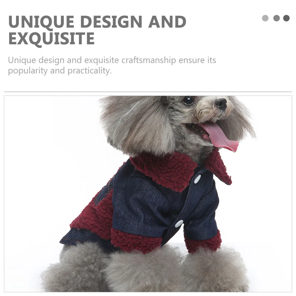 

Comfortable Pet Cotton Coat for Dogs Warm Winter Dog Clothes Breathable Stylish Puppy Jacket for Outdoor Sports Party Wear