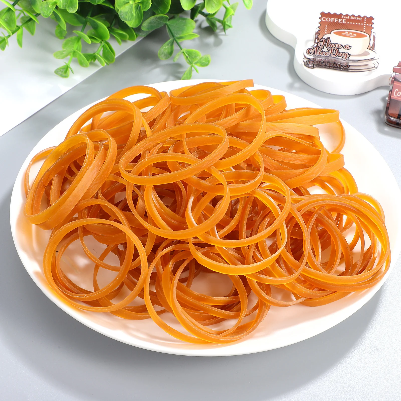 350 pcs Wide Rubber Thickened Elastic Bands For Office Home School Use Rubber Bands Bulk Household Supplies Handicrafts Sewing