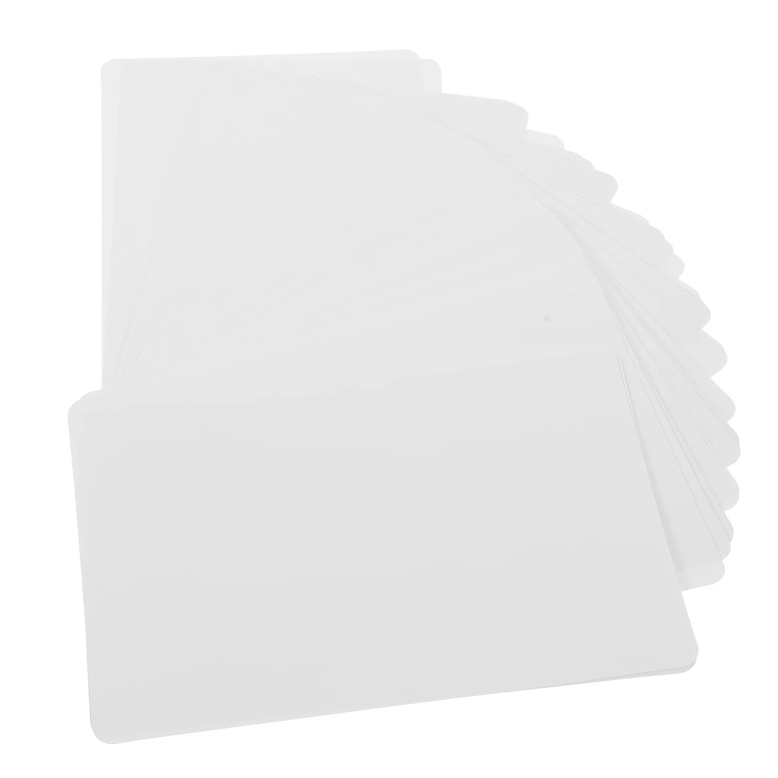 

50Pcs Blank Cards Smooth Corners Odorless Paper for DIY Craft Supply Students Bookmark DIY Postcard Materials Hand Drawing Card