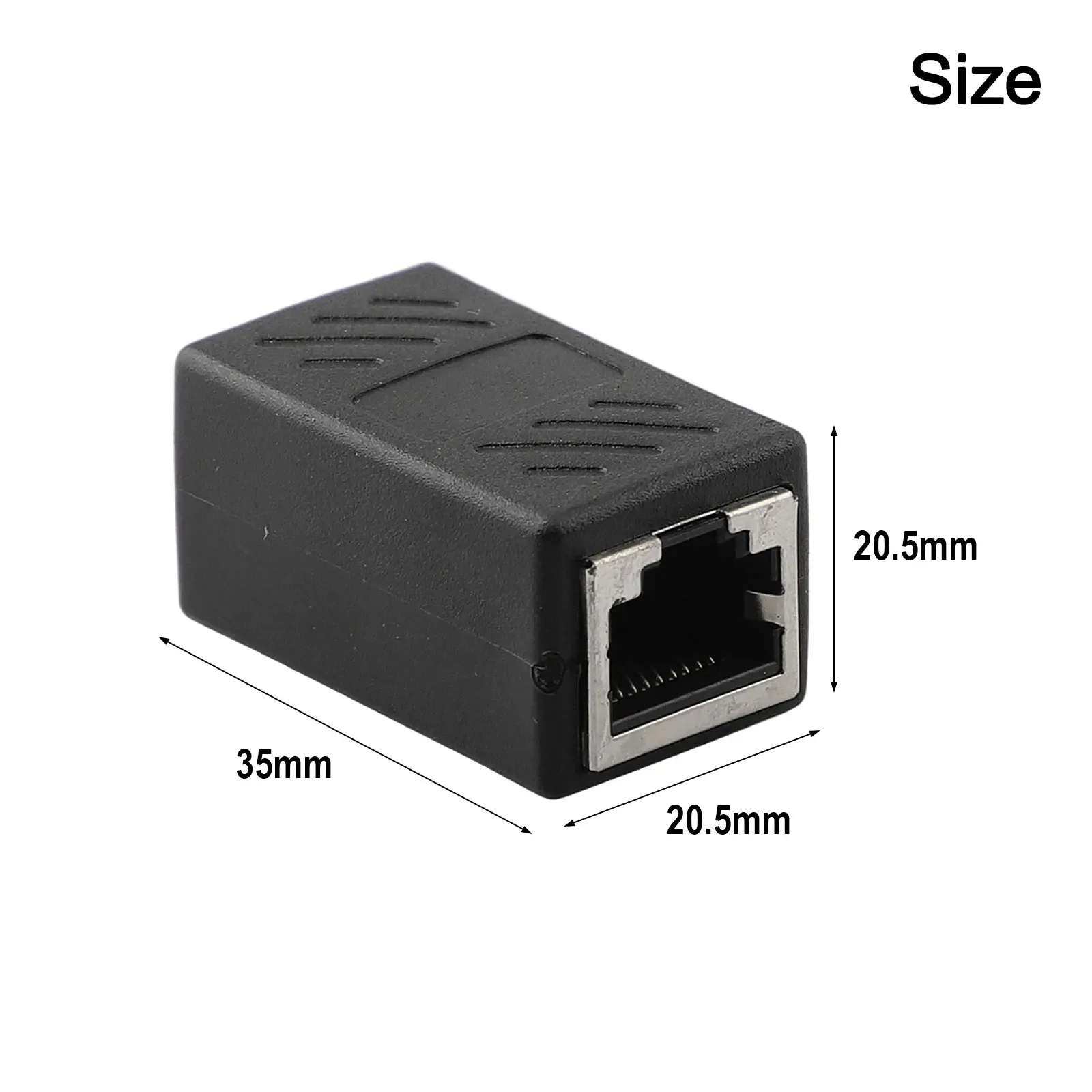 RJ45- Connector Cat7/6 Ethernet Adapter Gigabit Interface Network Extender Convertor For Extension Cable Female To Female