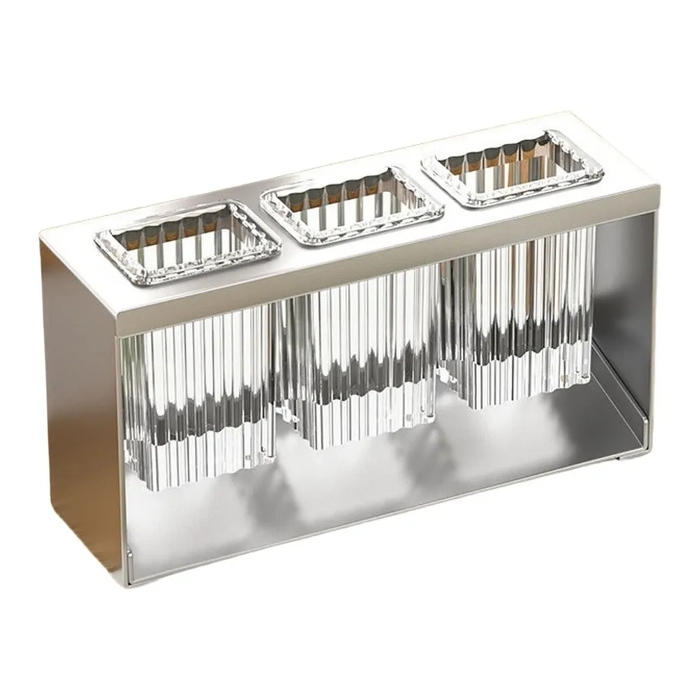 Kitchen Countertop Draining Rack for Utensils Chopsticks Toothbrush with Tilted Drainage Tray and Spacious Compartments