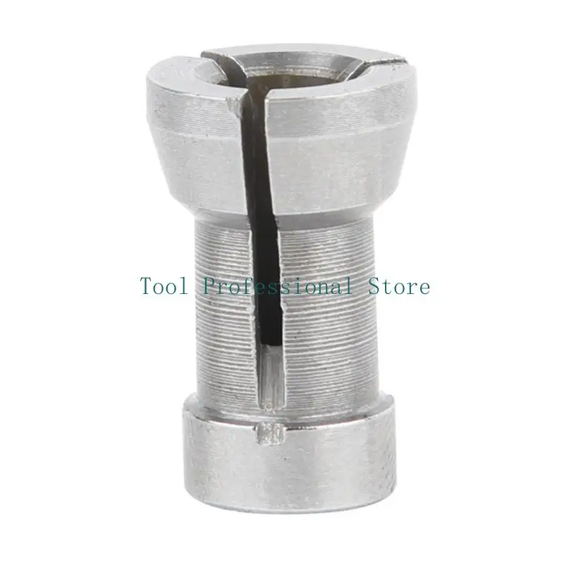 57QF 8PCS複数のサイズルーターコレットアダプター変換キット彫刻マシン用セキュアクランプ炭素鋼構造