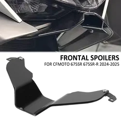 New Motorcycle Modified Front Beak Nose Cover Fairing Winglets Lower Lip Guide Cover For CFMOTO 675SR-R 675SR 675 SR 2024 2025