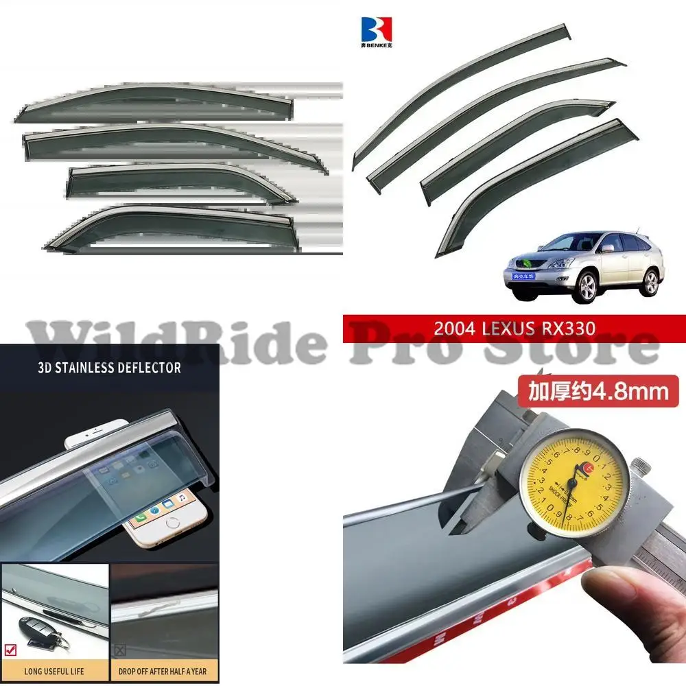 

1 комплект, козырек от лобового стекла, дефлектор от дождя, солнцезащитный козырек для окна для Lexus RX330