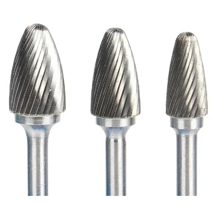 6mm f Typ Kopf Wolfram karbid Rotations feile Werkzeug bohrer Fräsen Schnitz werkzeuge Punkt Grat werkzeug Schleif mittel für Metall holz