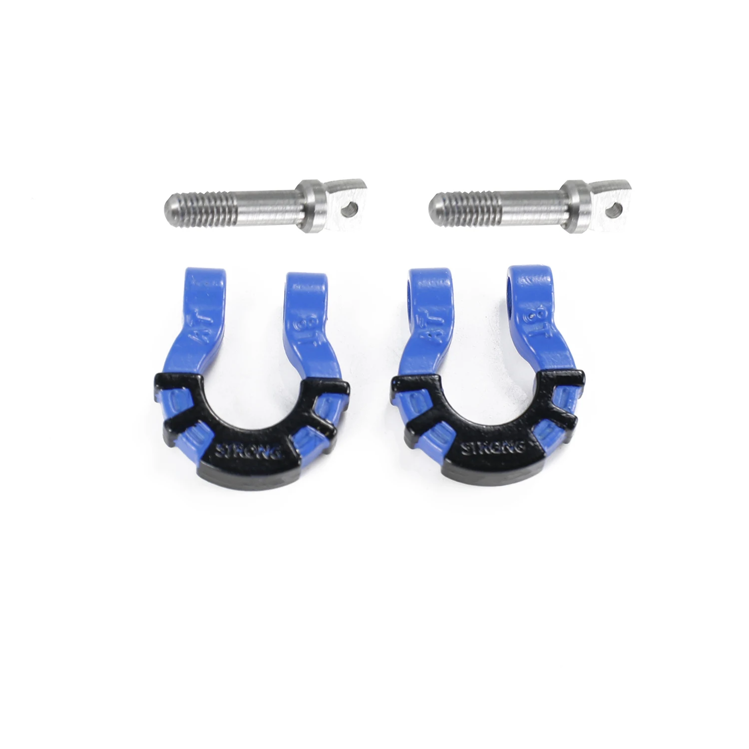 Metal front and rear bumper towing hook, towing ring, suitable for 1/8 1/10 RC crawler cars TRX4 TRX6 Scx10 D90 view 4