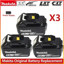 Genuine/Original Makita 18v battery bl1850b BL1850 bl1860 bl 1860 bl1830 bl1815 bl1840 LXT400 6.0Ah for makita 18v tools drill