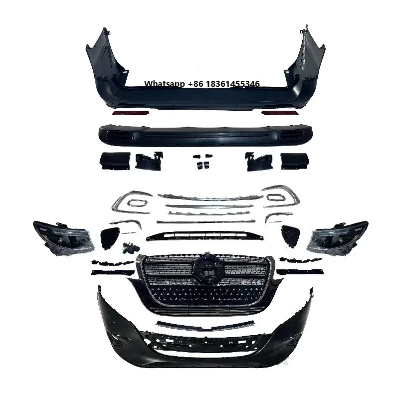 

2014-2023 Facelift to 2024: V220d V300d V250 V260 New High Quality & Bumper T-Bodykit for V-Class
