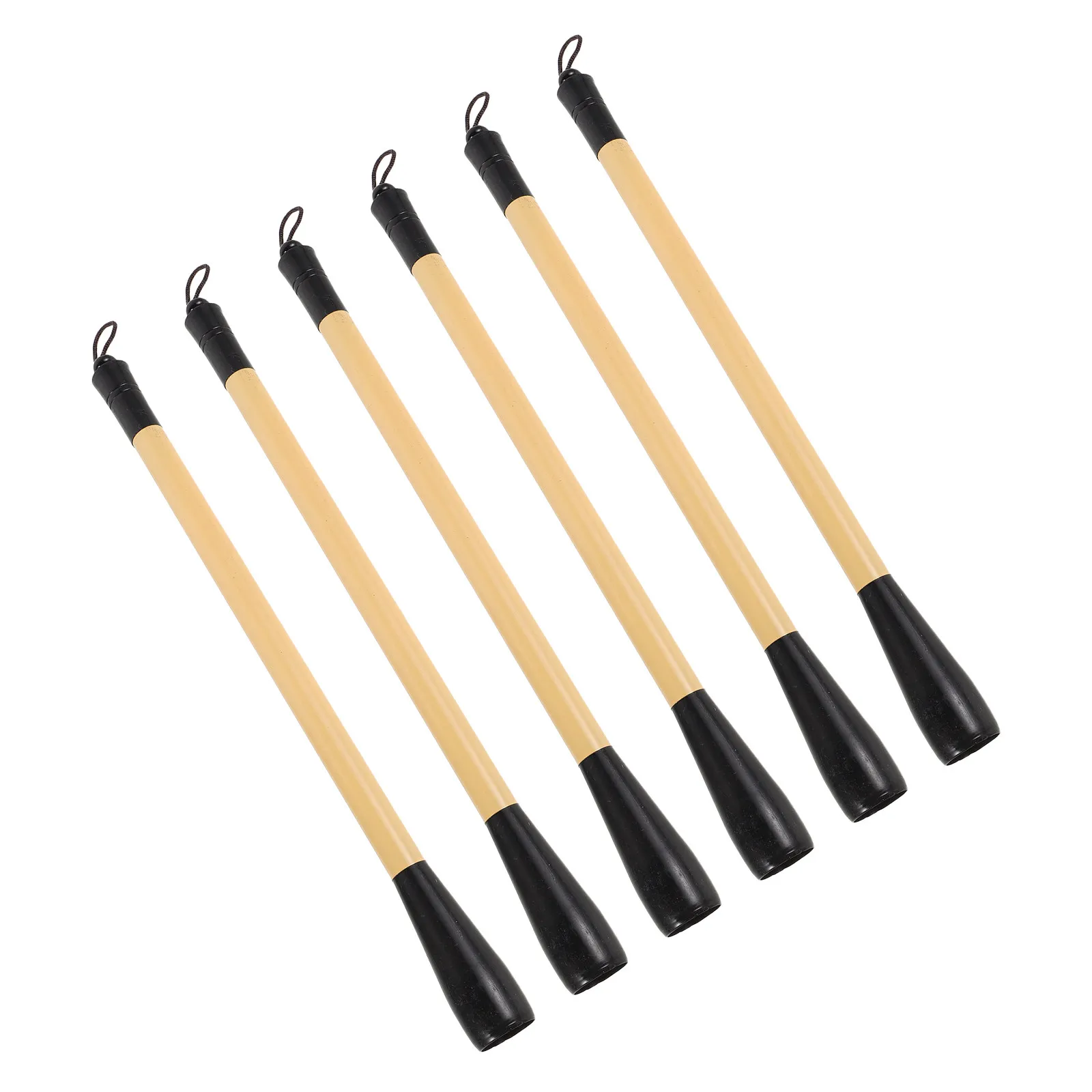 6Pcs Bamboo Brush Handles Blank 5CM Id Material Ink Painting Repair Craft Chinese