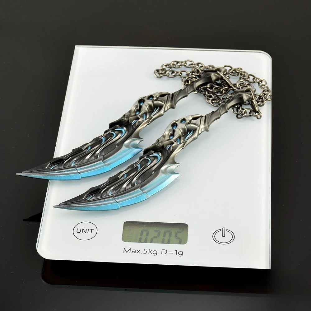Valorant Blades of Primordia Game Peripheral 19cm Metal Melee Trainer Weapon Model Ornaments Karambit Crafts Toys Boys Gifts