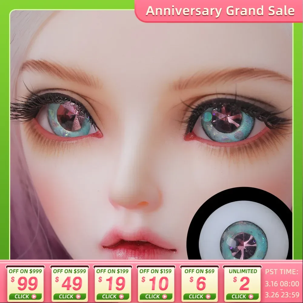 Doll BJD Eyes Craft Resin Eyeball Safety Animal Toy EyeBall 14mm BJD Accessories Doll Toys Accessories Dolls Eyes