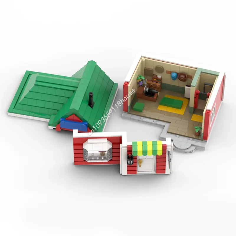 6986 pièces MOC Animal Crossing Collection partie I 4 modèle jouet blocs de construction idée d'architecture brique enfants cadeau de noël anniversaire