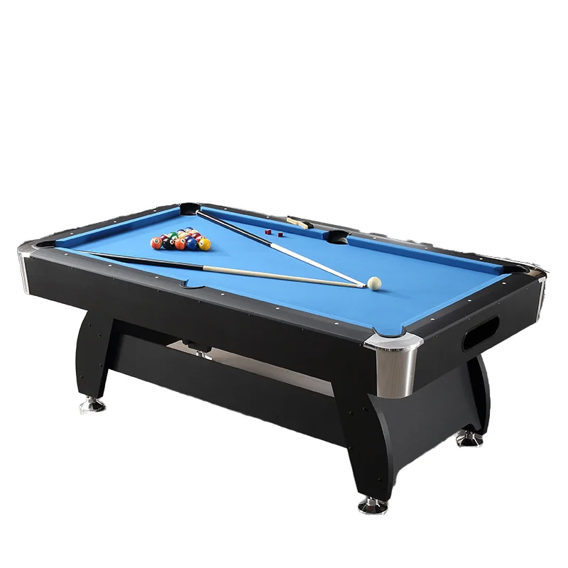 New 8ft Automatic Billiard Table for Adults Indoor Home Entertainment Folding Pool Table with Cue Rubber Cushion Custom Size