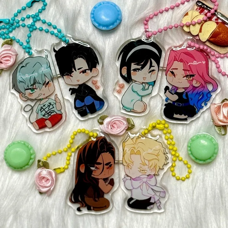 

Alien Stage Acrylic Charms Luka Ivan Sua Hyuna Till Mizi Original Acrylic Handmade Cute Cartoon Anime Pendant Keychain Gift