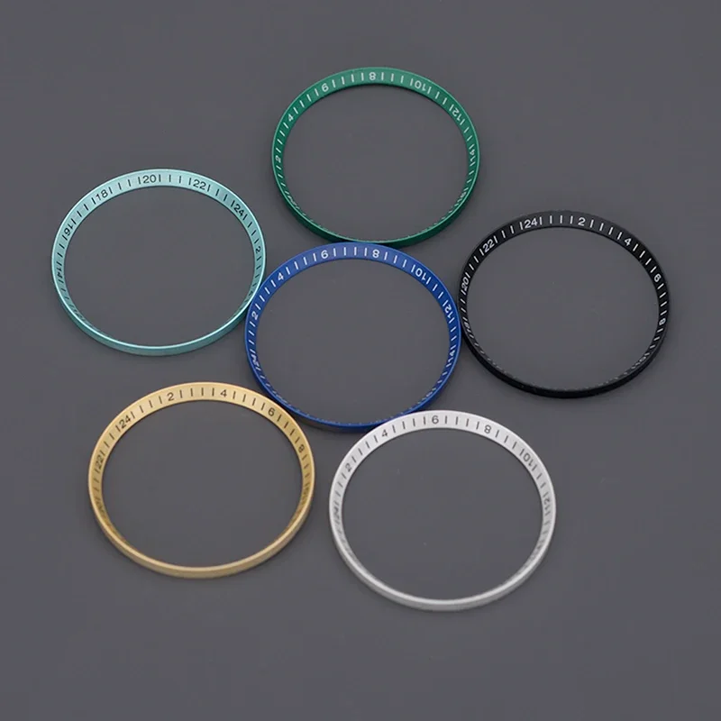 30.5*27.5mm Watch Chapter Ring Copper For SKX6105 6309 SKX007 SRPD53 Fit Seiko NH35 NH36 Movement Watch Case Repair Tool Parts