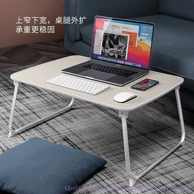 Quality Foldable Laptop Desk Bed Sofa Writing Desk Household Dining Small Table Children's BayWindow Foldable Bracket Cool Table