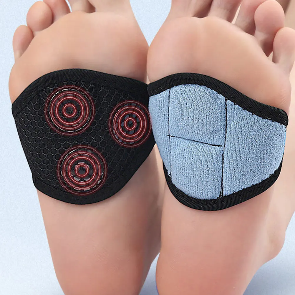 

Elastic Thin Magnetic Arch Support Pads Blue Black Flat Shoes Boots S High Women Foot Pain Relief Comfort