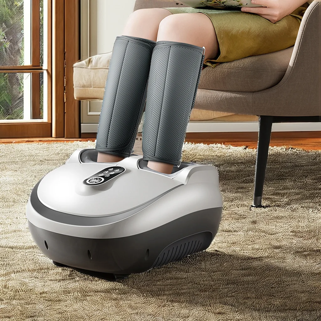 

Multi-functional Foot Massager with Kneading, Heating and Airbag Wrapping for Foot Sole and Foot Area
