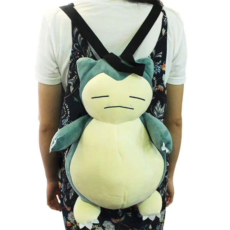 Anime Kawaii Pokemon Snorlax Rugzak Pluche Tas Schooltas Paar Rugzak Cosplay Props Kerst Leuke Geschenken Kinderen Leuke Pluche Tas