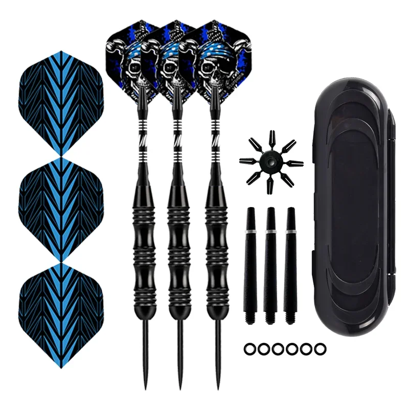 

Professional Darts Steel Tip Set 21g Metal Tip Darts Dart Metal Tip Set 3 Aluminum Dart Shafts + Extra 3 Dart Flights
