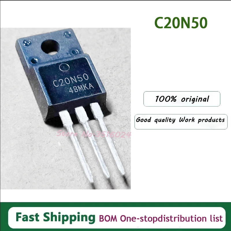 

10 шт./лот C20N50 20A 500 В TO-220F 100% новый