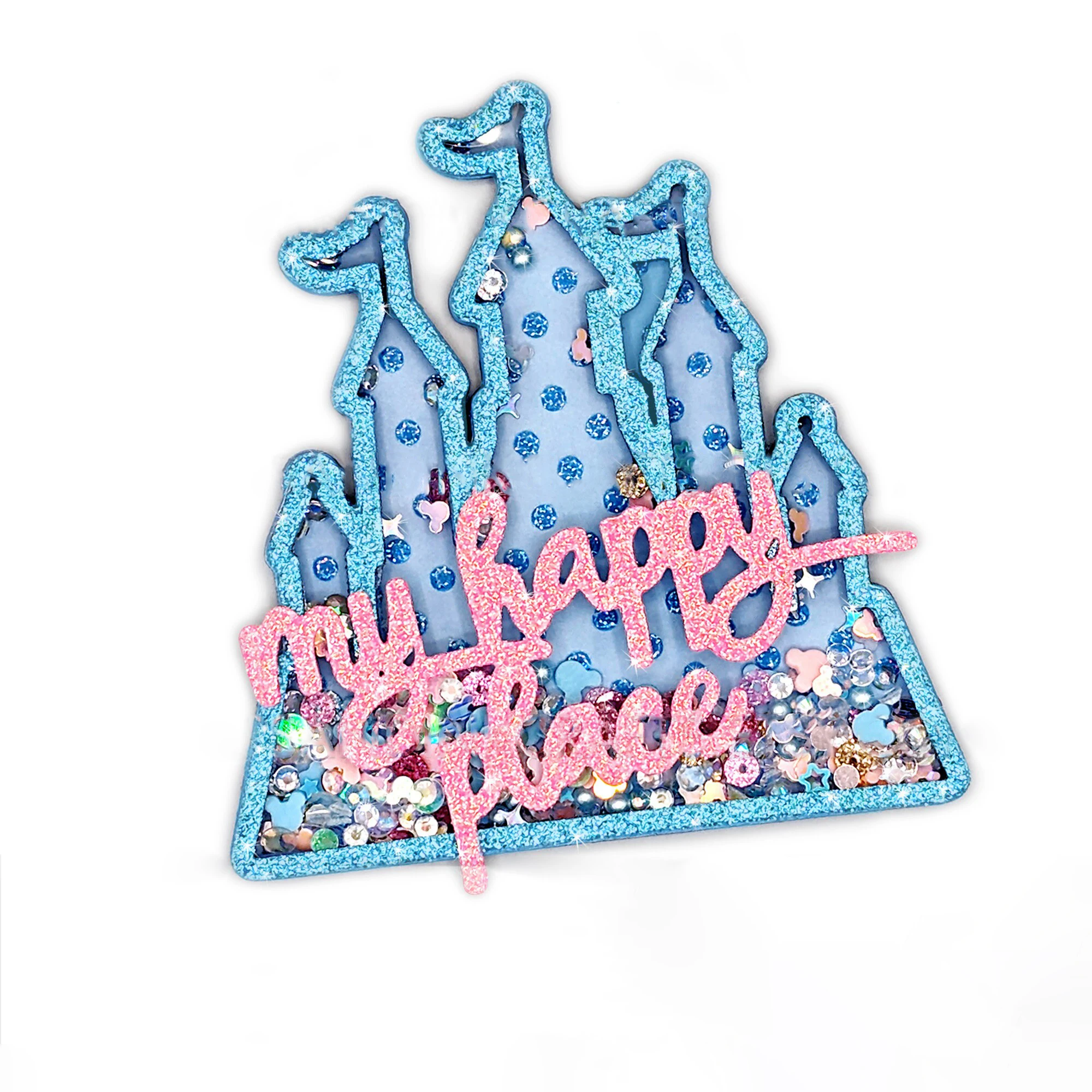 Happy Place Castle Shaker wykrojniki Disney Diecut dla majsterkowiczów Scrapbooking dekoracyjne rękodzieło z papieru Making New 2023. Mold