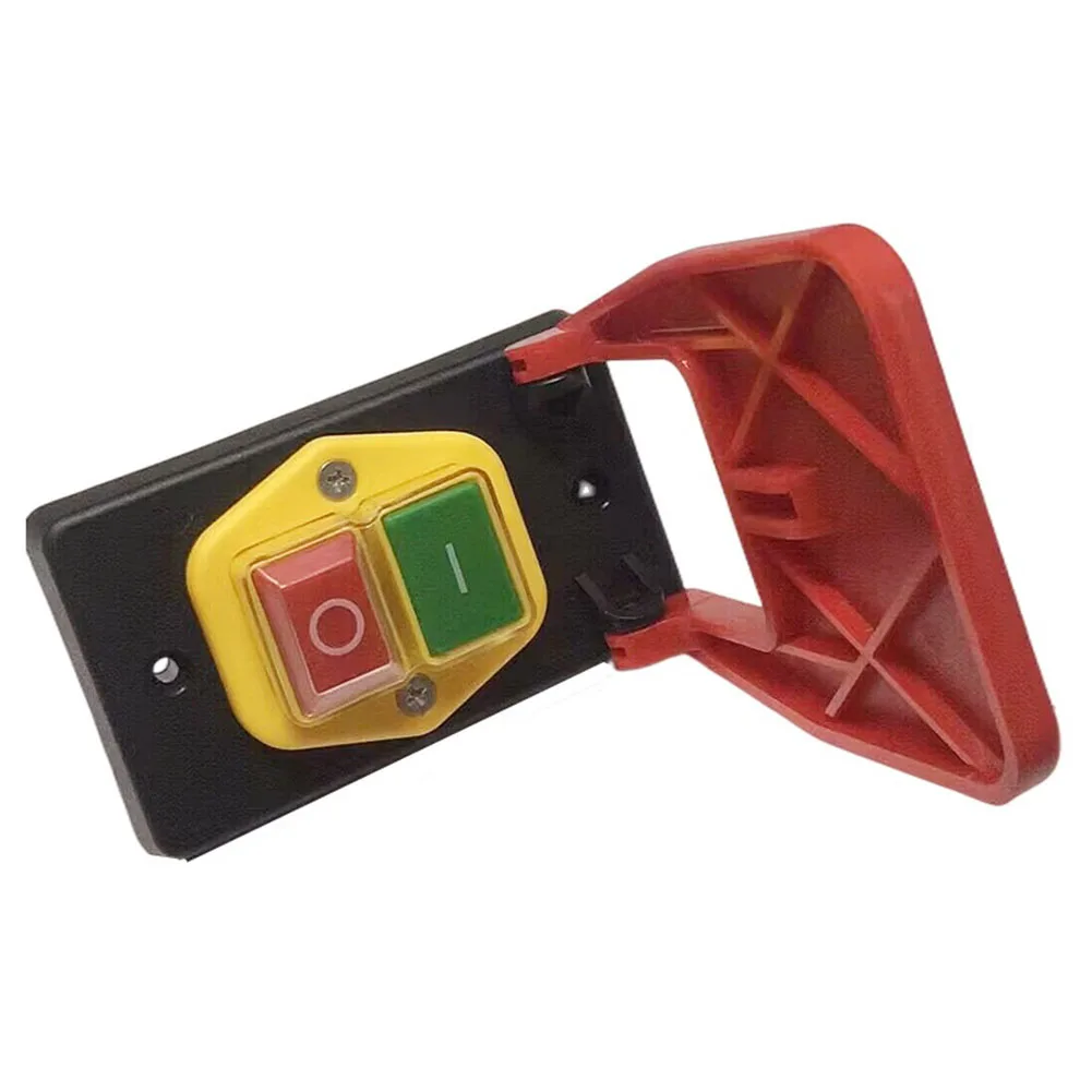 Button Switch Switch AC V A Electromagnetic Button Switch KJD17BD-16-3 Machine Tools PVC Power Tools Self-locking