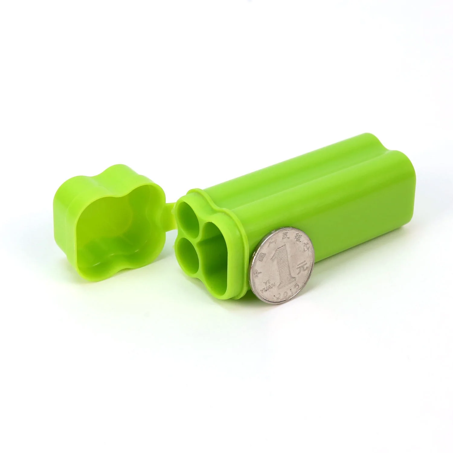 Flip-top Cigarette Case Kit with Three Holes for Easy Storage and Carrying Around Smoking Accessories