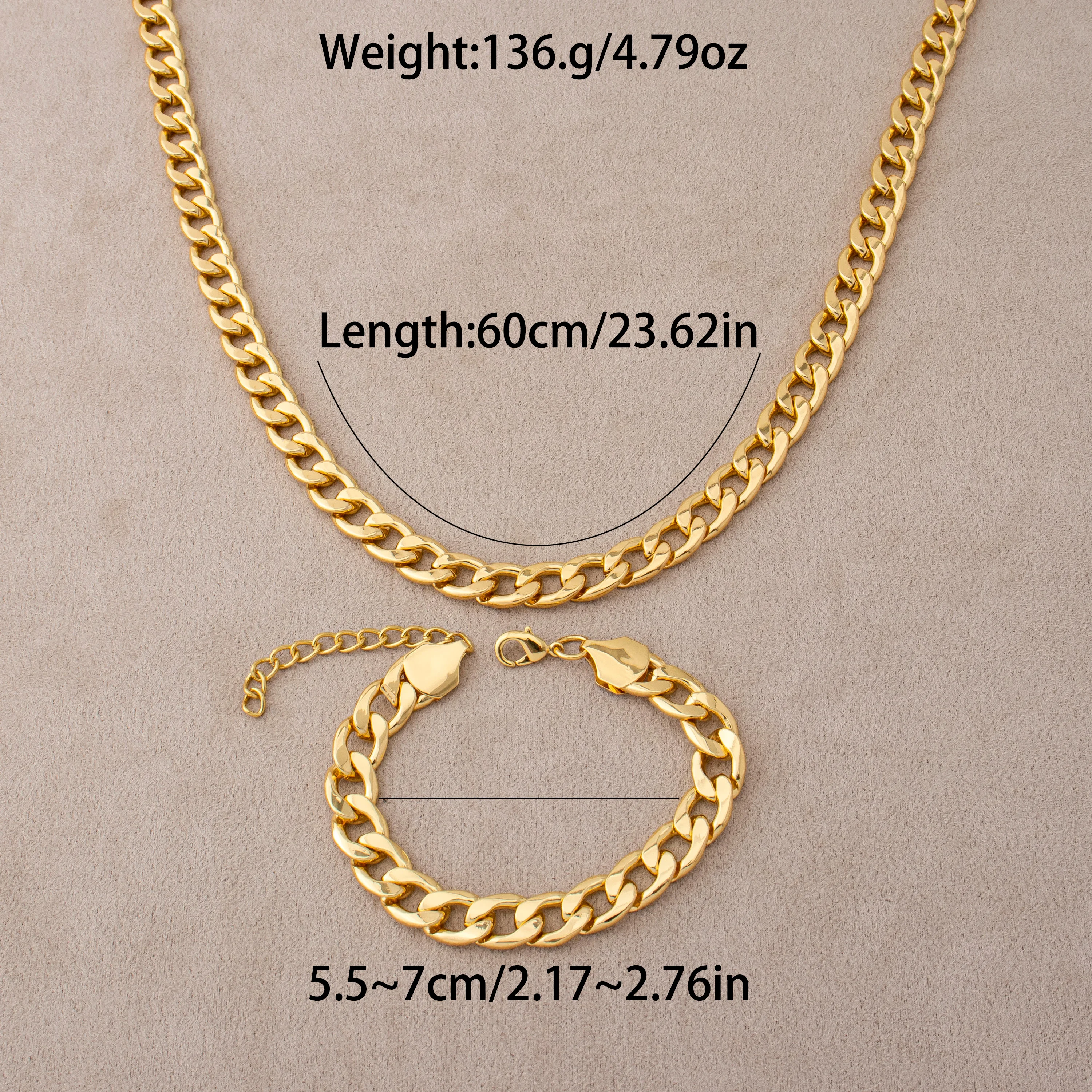 สร้อยคอและกำไลข้อมือแบบคิวบาชุ - Men Accessories In Dubai บทวิจารณ์และราคา