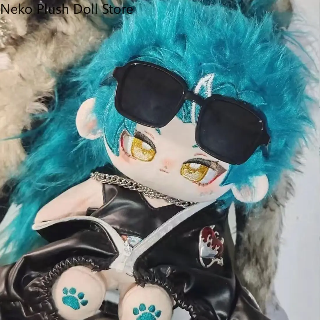 Wuthering ondas jiyan xiangli yao jogo 20cm bonito macio pelúcia boneca corpo cosplay dos desenhos animados vestir-se brinquedo figuras bonecas presente