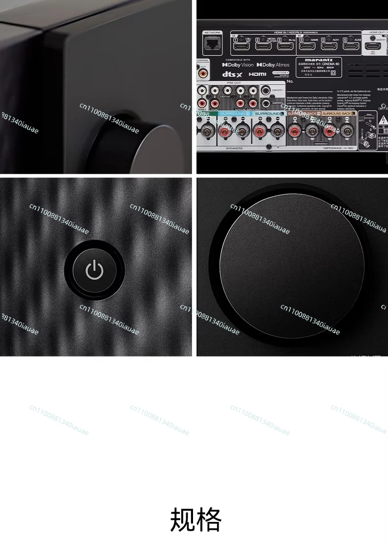 Fotografia 6: Amplificador AV de 7.2 Canais 8K Dolby Atmos para Home Theater