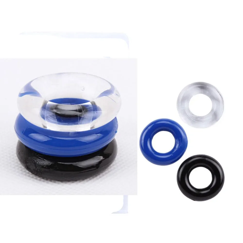 3 قطعة حلقة القضيب المتينة الانتصاب البقاء الصلب خواتم الديك ألعاب مثيرة للرجال تأخير القذف ديك خواتم الكبار الجنس القضيب تأخير الدائري