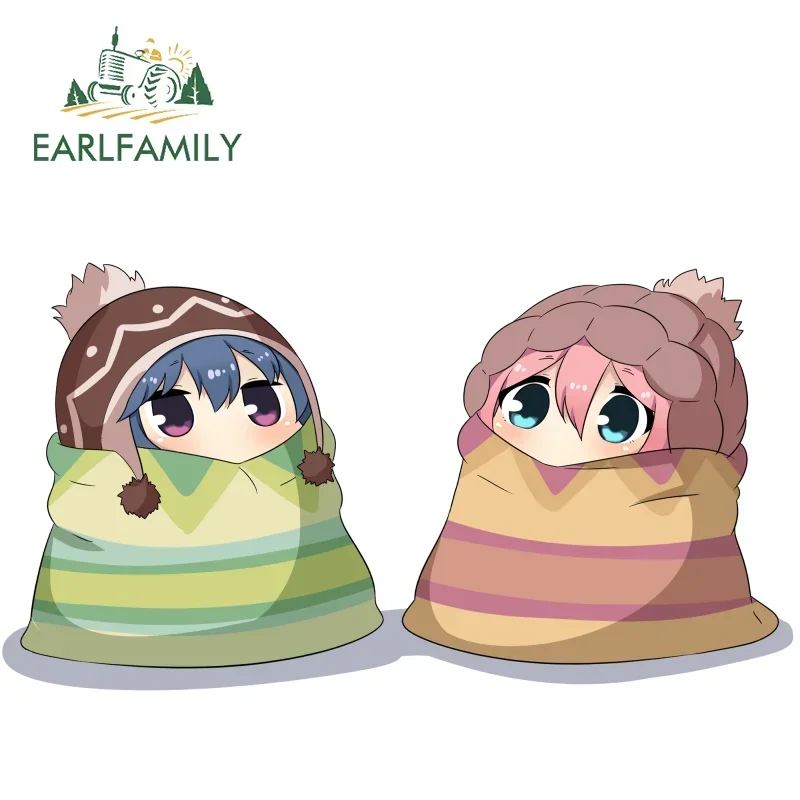 

EARLFAMILY 13cm X 7.1cm For Chibi Anime Car Sticker And Decals DIY Sticker DIY Body For Car Custom Printing Surfboard Decoration