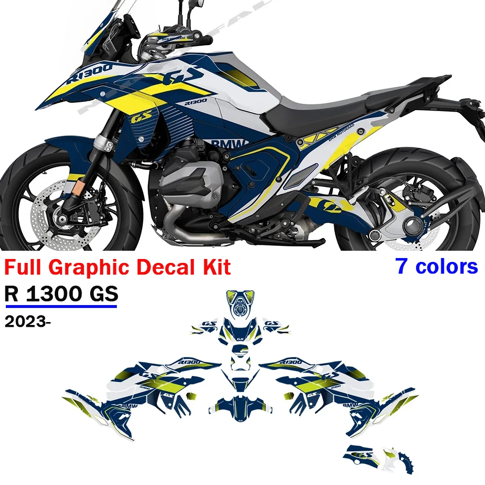 

For BMW R 1300 GS Motorcycle Sticker Full Graphic Decal Kit R1300GS GS 1300 2024- Accessories Scratch Resistant Protective Kits