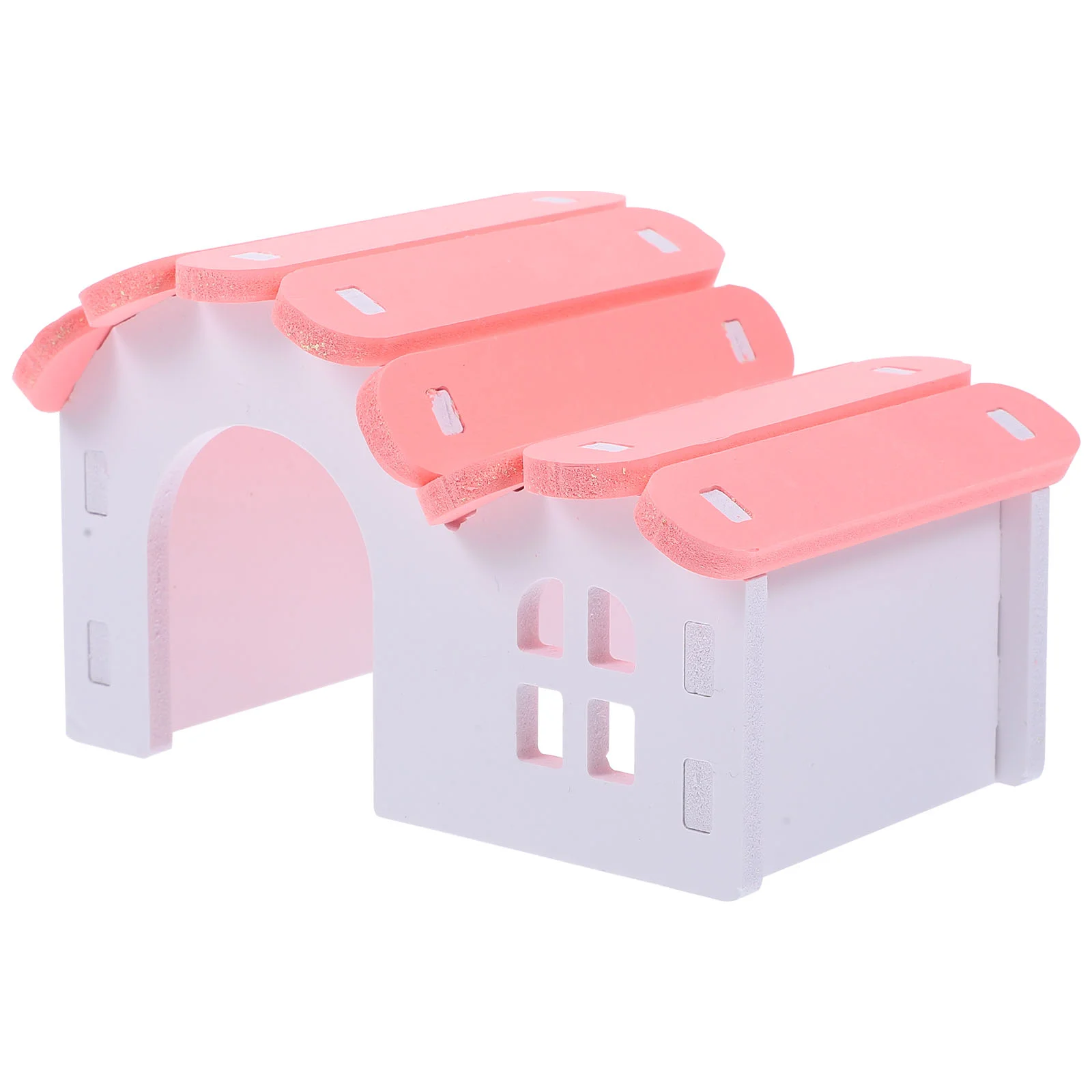 

Hamster Maze House Plastic Hamster House Hamster Hiding Hut Large Guinea Pig Cottage Hamster Cage Accessories Chinchilla Small