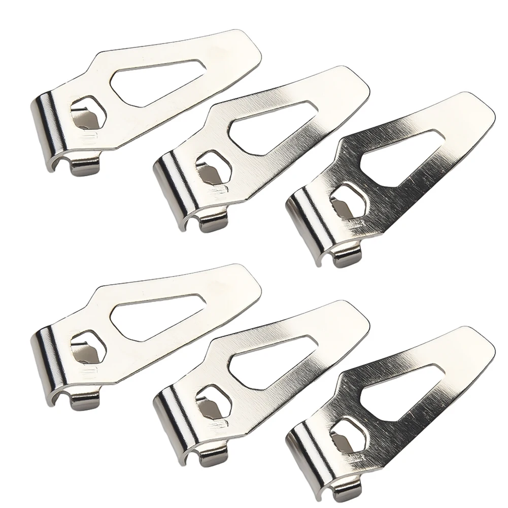 6PCSBelt Hook Clip Power Tool Parts Suit For Milwaukee Impact Drivers Power Tool 42-70-0490 Belt Clip And Screw Drill Belt Clips