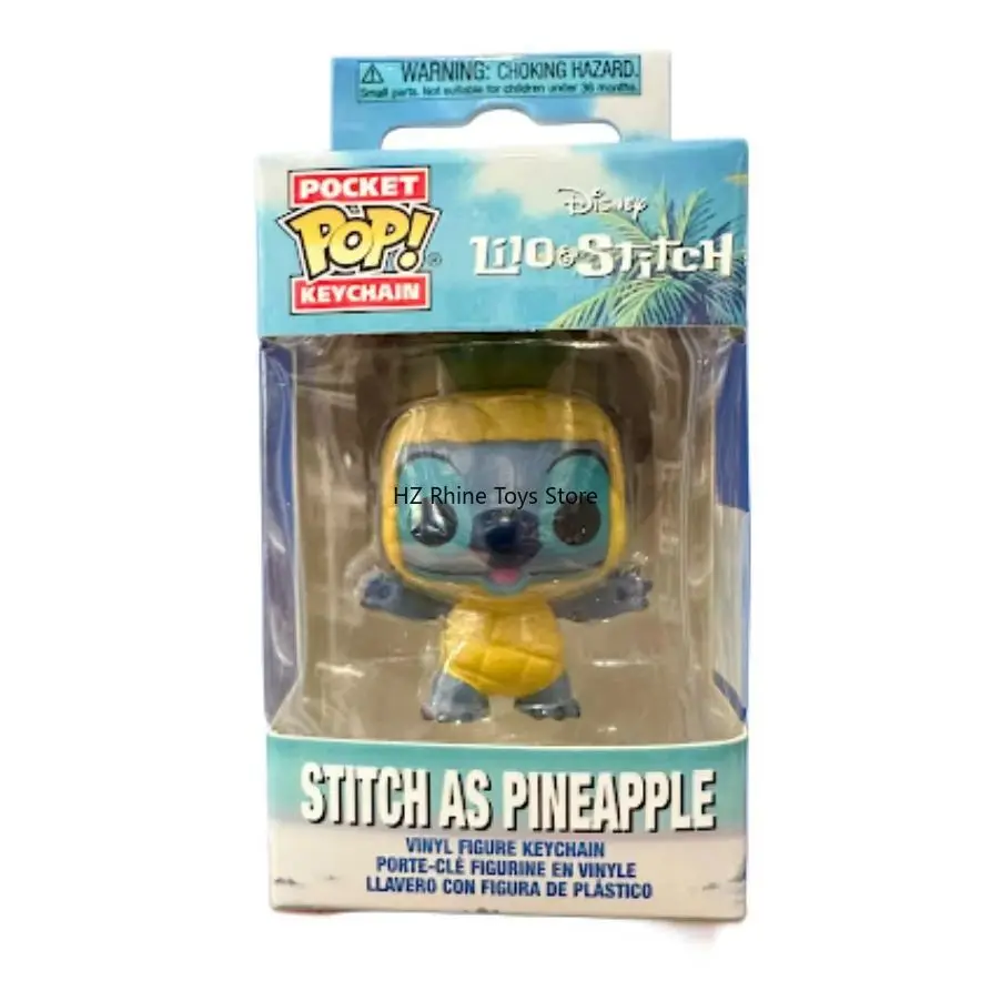 Original Funko Pop! Keychain: Disney - Stitch As Pineapple As Enamel Pineapple Novelty Keyring Collectable Mini Figure 87209 - view 4