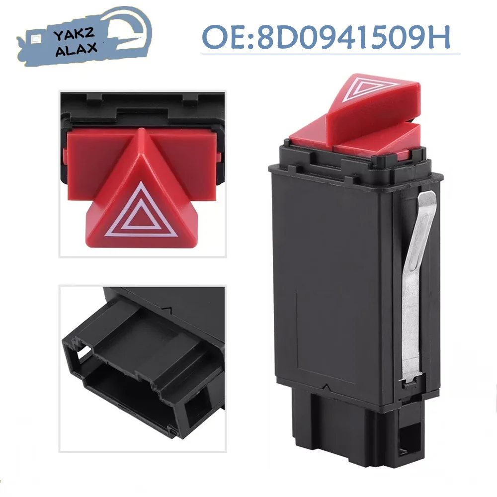 Emergency Hazard Warning Light Flasher Switch Turn Signal Relay Control Button for Audi A3 A4 A6 C5 Allroad 1998-2002 8D0941509H