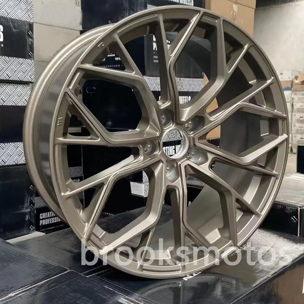 

22 ДЮЙМА НОВЫЕ КОЛЕСА с БРОНЗОВЫМ СТИЛЕМ ПОДХОДИТ ДЛЯ 2016+ AUDI Q7 Q8 RS Q7 RS Q8 22X10.5