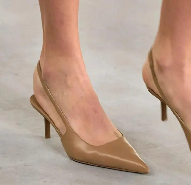 مثير التمساح براءات الاختراع والجلود امرأة مضخات 10/8/5 سنتيمتر الخنجر الكعوب أشار تو امرأة الظهر أحذية خفيفة الصنادل مأدبة الأحذية #2