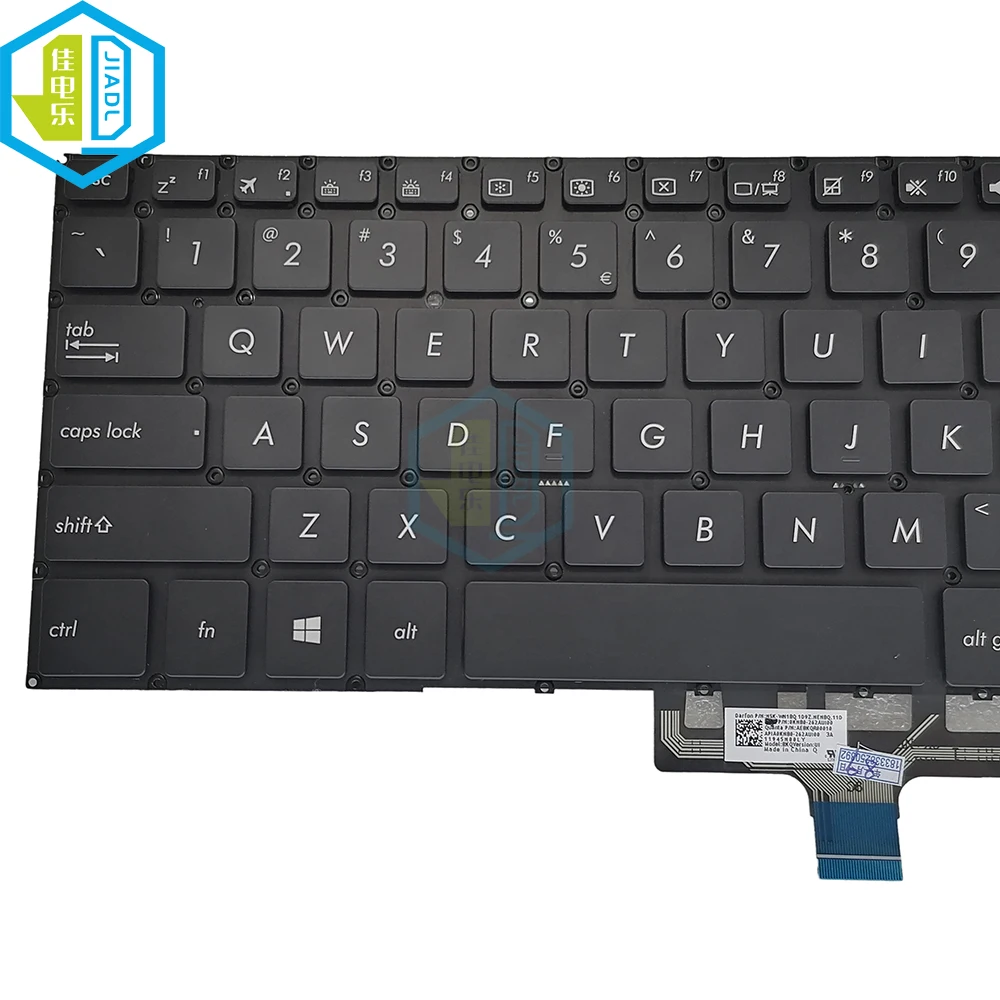 US Canadian French Keyboard Backlight For ASUS ZenBook Flip UX461 UX461U UX461F UX461UA UX461UA-DS51T Laptop Keyboards 262ACB00