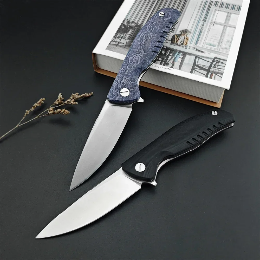 

New High Hardness Folding Multifunctional Household Pocket Knife D2 Sharp Blade TC4 Titanium Handle BBQ Portable Fruit Knife