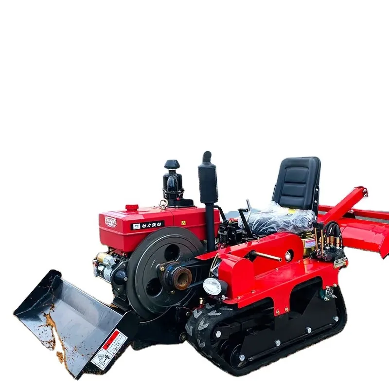 

Multifunctional agricultural track tractors with 25 horsepower and 35 mini tillers are selling well for export