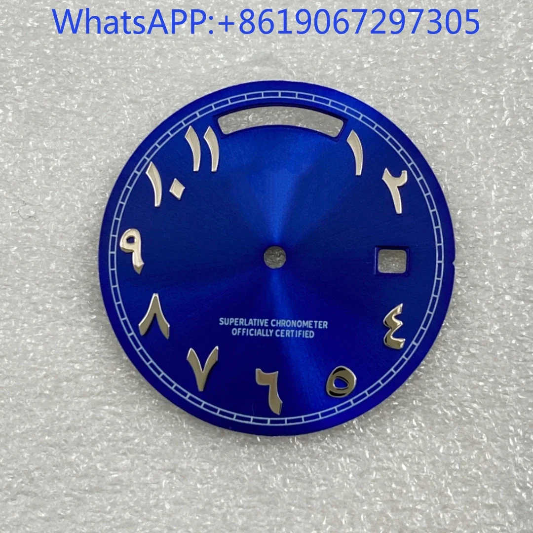 قرص أمة الله مناسب 8285 حركة أوتوماتيكية ميكانيكية أرقام عربية علامات ساعة وزارة الدفاع تاريخ ملحقات النوافذ الوجه #5