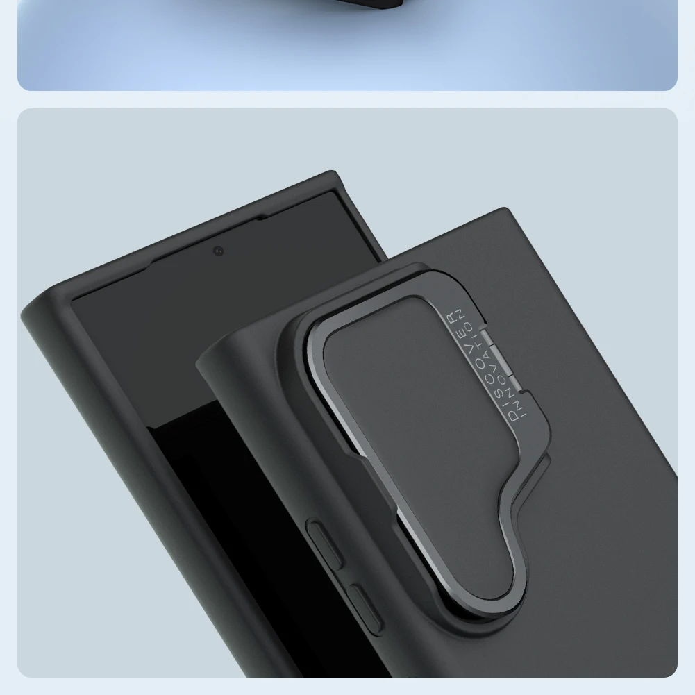 

Nillkin для Samsung Galaxy S24 Ultra 5G магнитный чехол CamShield шелковистый чехол-подставка для камеры Защитная задняя крышка